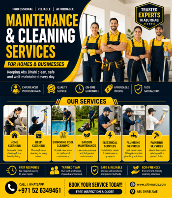 Maintenance Services Abu Dhabi | Home Maintenance