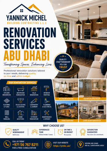 Home Renovation Services Abu Dhabi - Professional Home Renovation