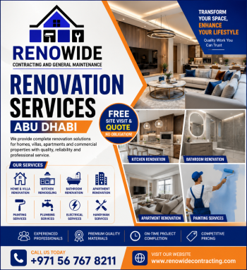 renovationabudhabi Handyman Services Abu Dhabi – Reliable Home & Property Repairs