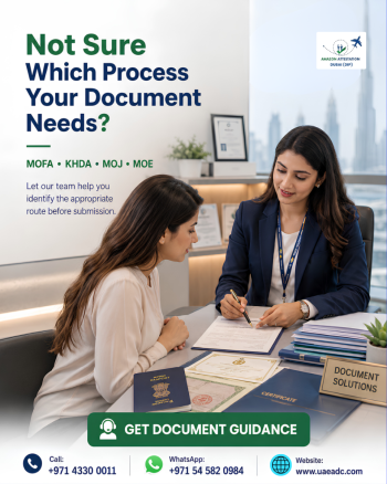 DIP- 3,9,26 Document Attestation & Certificate Services in Dubai