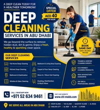 Deep Cleaning Services Abu Dhabi - Professional Deep Cleaning Experts