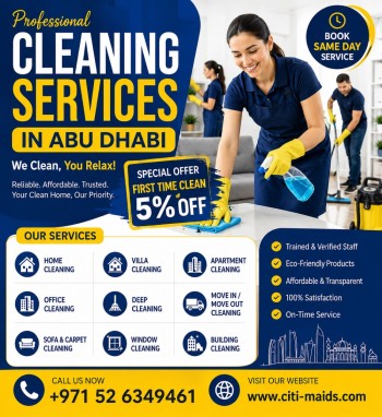 Window Cleaning Abu Dhabi - Professional Glass Cleaning Services