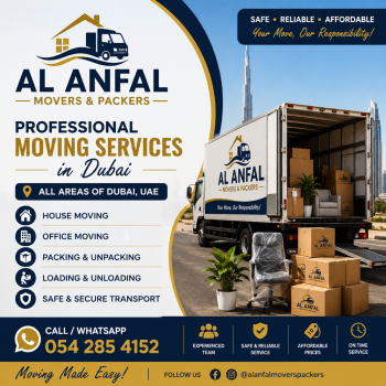 Dubai’s Trusted Movers & Packers | Al Anfal Movers