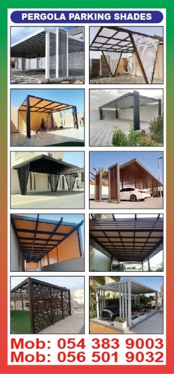 Pergola_Suppliers Pergola Parking Shades Suppliers 0543839003