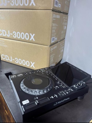 AlphaTheta CDJ-3000X , Pioneer CDJ-3000, Pioneer DJ DJM-A9, AlphaTheta Euphonia, Pioneer DJ DJM-V10