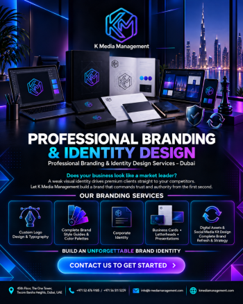 PB & ID Branding & Corporate Identity Design Dubai | K Media