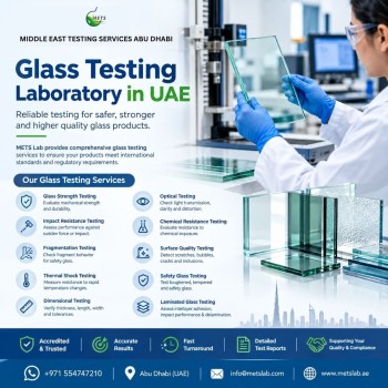 Glass Testing Laboratory in UAE Glass Performance Testing UAE for Quality and Technical Compliance