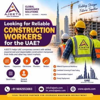 Construction Workers for UAE ADS Looking for Reliable Construction Workers for the UAE?