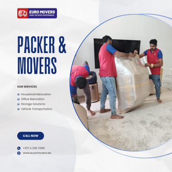 White and Blue Packers and Movers Company Services Promotion Instagram Post Packers and Movers in Sharjah - 0508853386