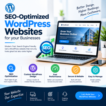 SEO-Optimized WordPress Websites for your Businesses  