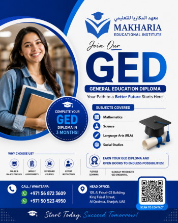 	GED Learning Center Al Qasimia Sharjah – Enroll Now