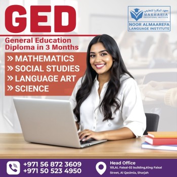 5.	GED Tutoring & Preparation Classes in Sharjah