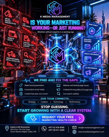 Digital Marketing Rescue From Warning to Growth PNG Free Marketing Audit & Digital Health Check Dubai | K Media Management