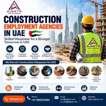 Construction Employment Agencies in UAE ADS Construction Employment Agencies in UAE: Build Your Workforce with AJEETS