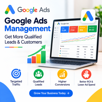Google Ads Management Growth Banner Google Ads Management | Get More Qualified Leads & Customers